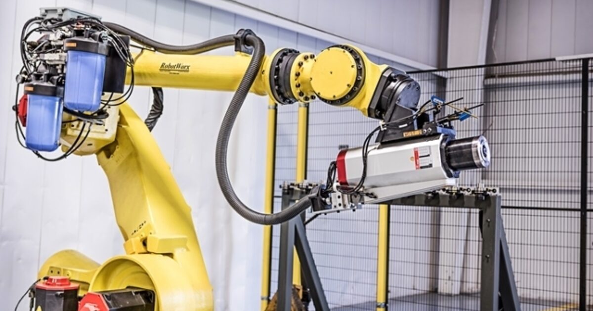 Modular robotic safety fencing with light curtains in Appleton, Wisconsin